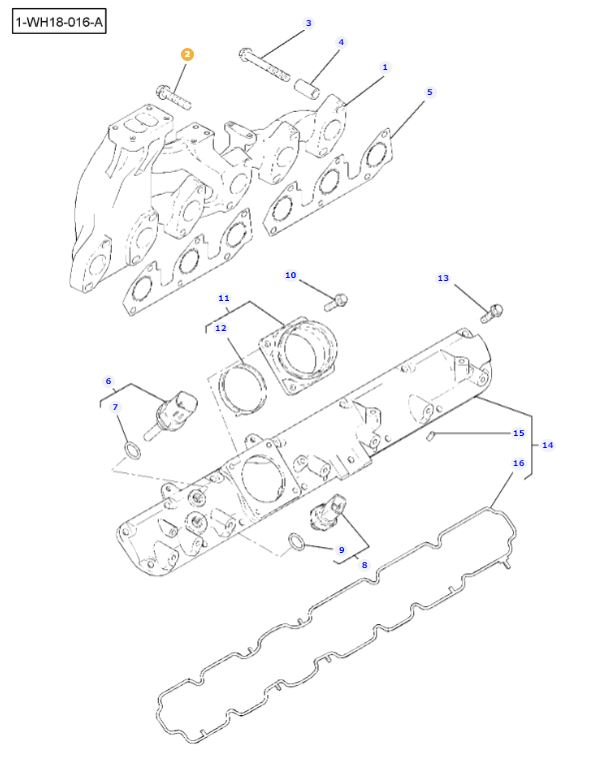 Exhaust Manifold Stud 4226325M1 - Image 2