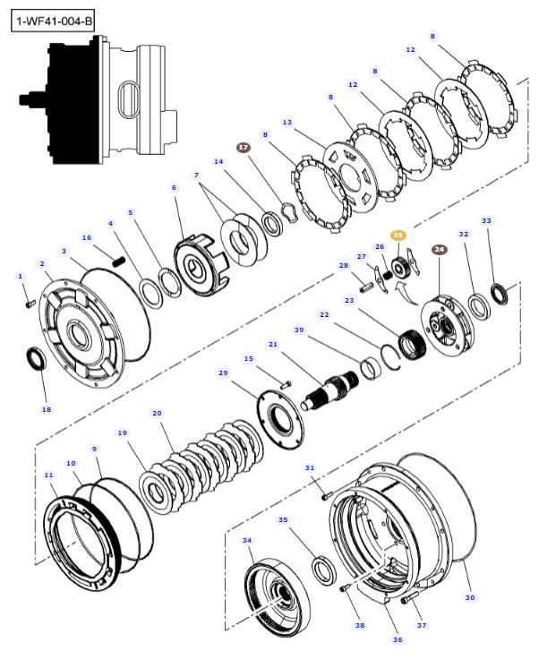 Clutchpack Carrier Pinion 4301321M3 - Image 2