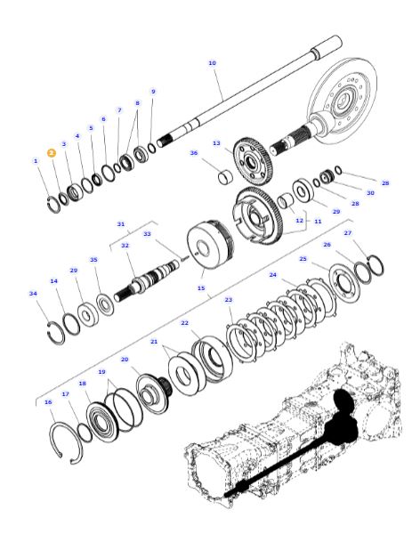 4WD Shaft Gasket 4307415M1 - Image 3