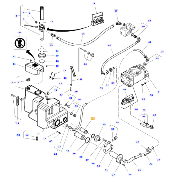 Hydraulic Filter 3787655M2 - Image 3
