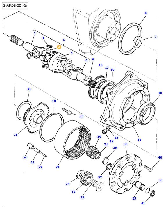 4WD Hardy Spicer 3427346M91 - Image 2