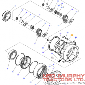 4WD Hub Seal 3428067M1 - Image 2