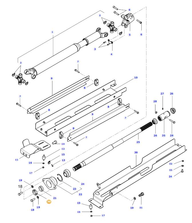 4WD Shaft Locknut ACW0405320 - Image 2