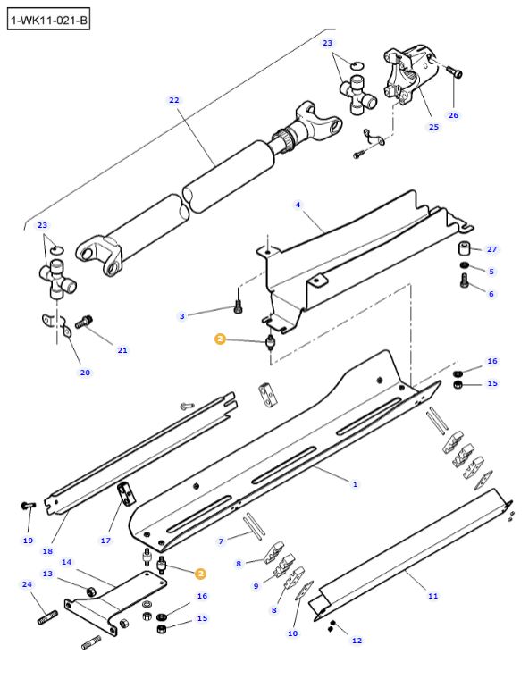 4WD Shaft Cover Damper 658081M2 - Image 2