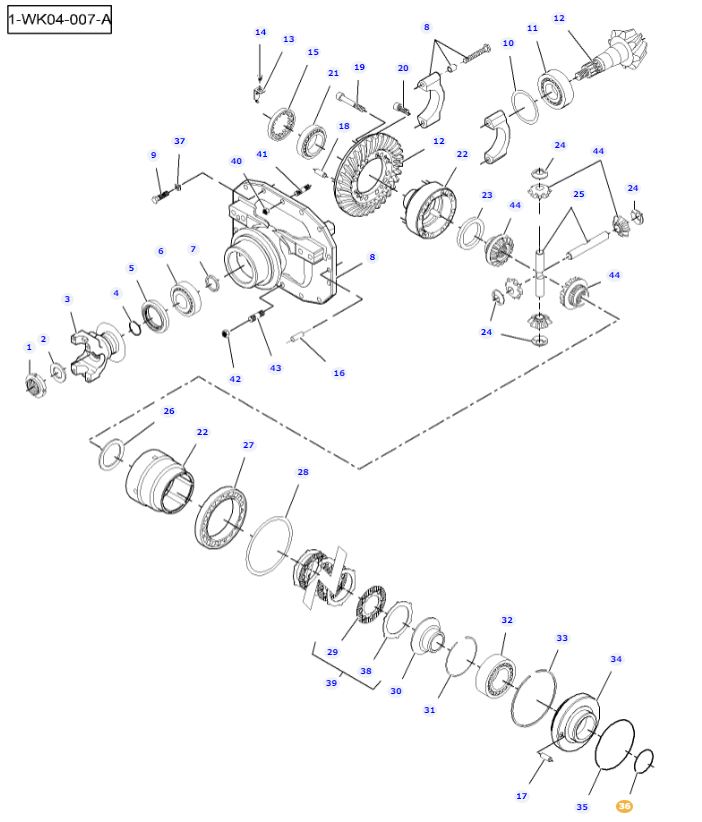 Front Differential Seal V36335100 - Image 2