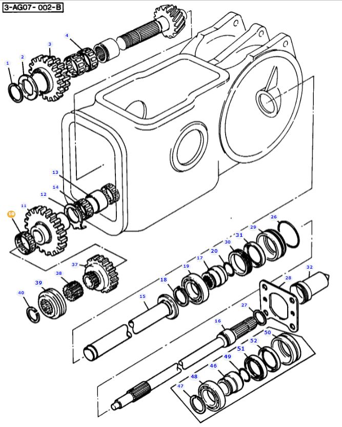 PTO Bearing 842921M1 - Image 2