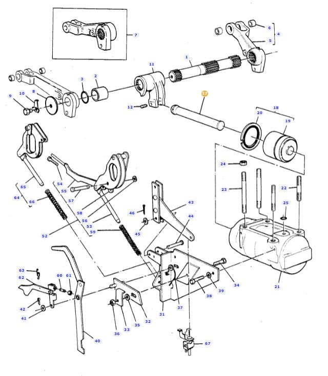 Lift Connecting Rod 886410M1 - Image 2