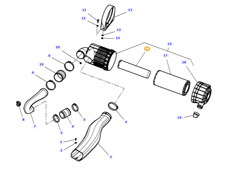 Inner Air Filter 4270034M1 - Image 3
