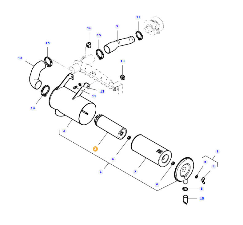 Inner Air Filter V836462569 - Image 3