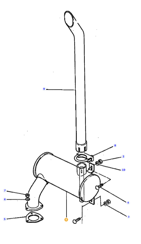 Exhaust Silencer 1694961M5 - Image 2