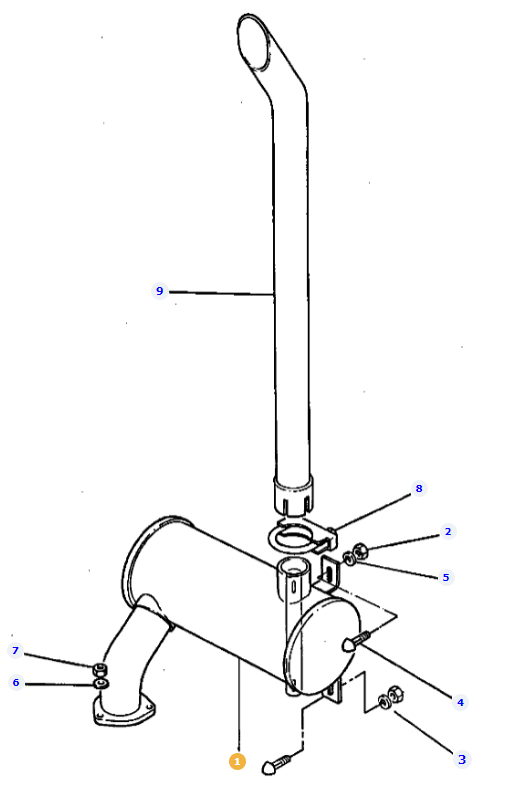 Exhaust Silencer 1694965M6 - Image 2