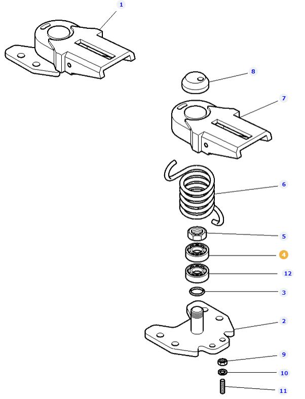 Front Mudguard Bearing F718701030030 - Image 2