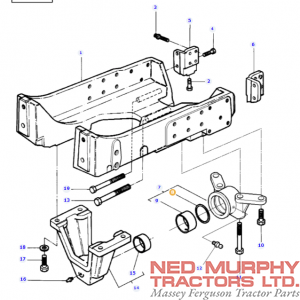 Front Axle Bracket O-Ring 1441176X1 - Image 2