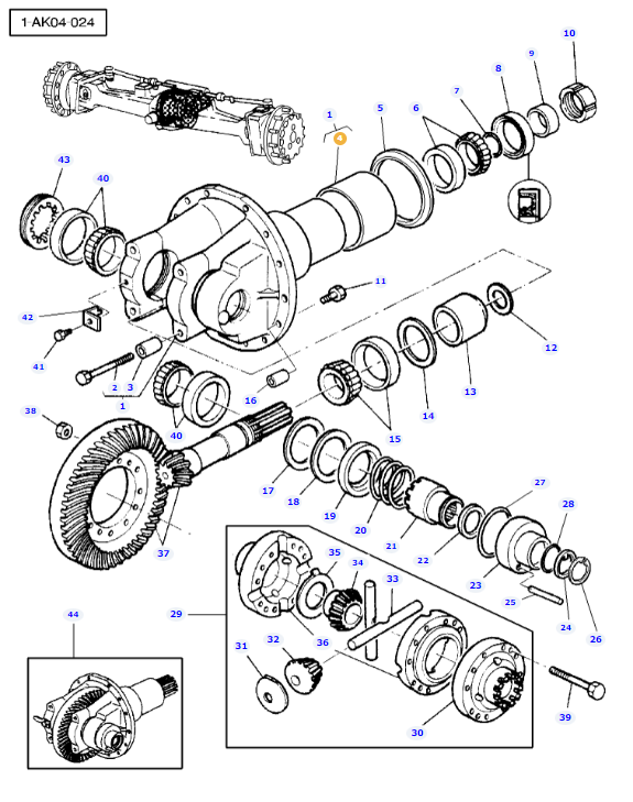Front Differential Housing Bush 3429920M2 - Image 2