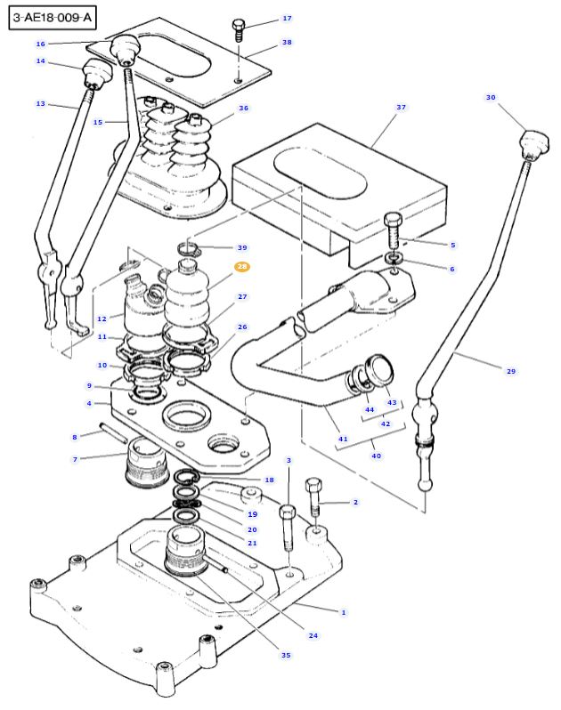 Gear Lever Boot 1694127M4 - Image 2