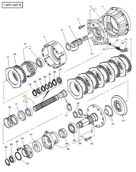 Input Shaft 3712816M14 - Image 2