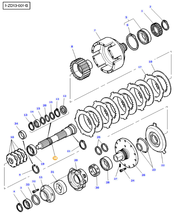 Input Shaft 3790851M5 - Image 2