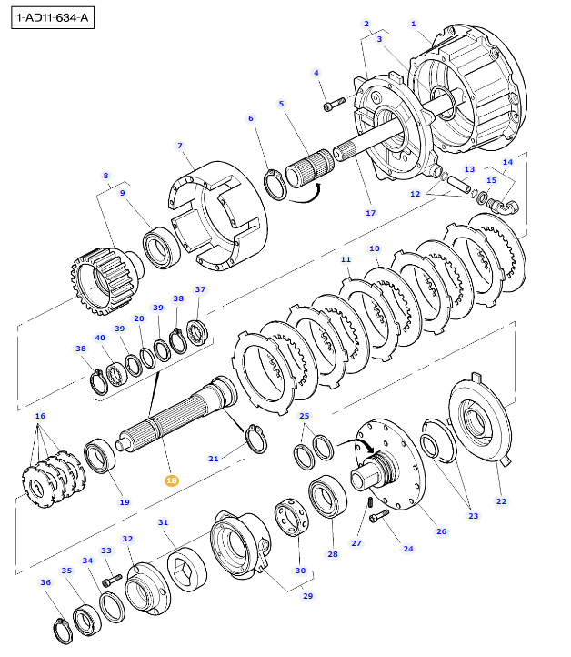 Input Shaft 3791409M5 - Image 2