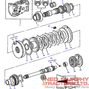 Input Shaft Teflon Rings - Multipower 186581M1 - Image 2