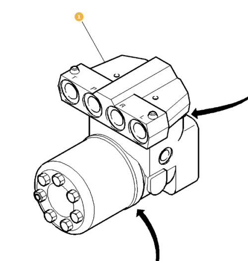 Orbital Steering Pump 4270505M1 - Image 2