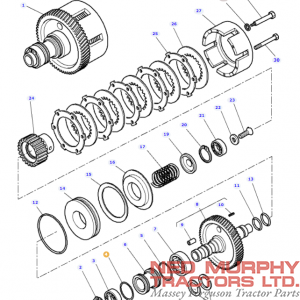 PTO Clutch O-Ring 3007077X1 - Image 2