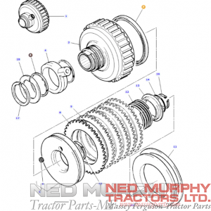 PTO Clutch Pack Seal 1870859M1 - Image 2