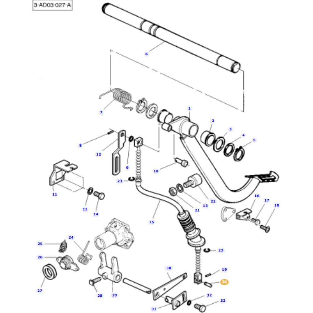 3701016M2, Pin, Massey Ferguson Tractors, Ned Murphy Tractors Ltd.