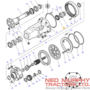Rear Half Axle Seal 3619344M1 - Image 2