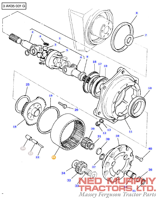 4wd Annular Gear 3426870M2 - Image 2
