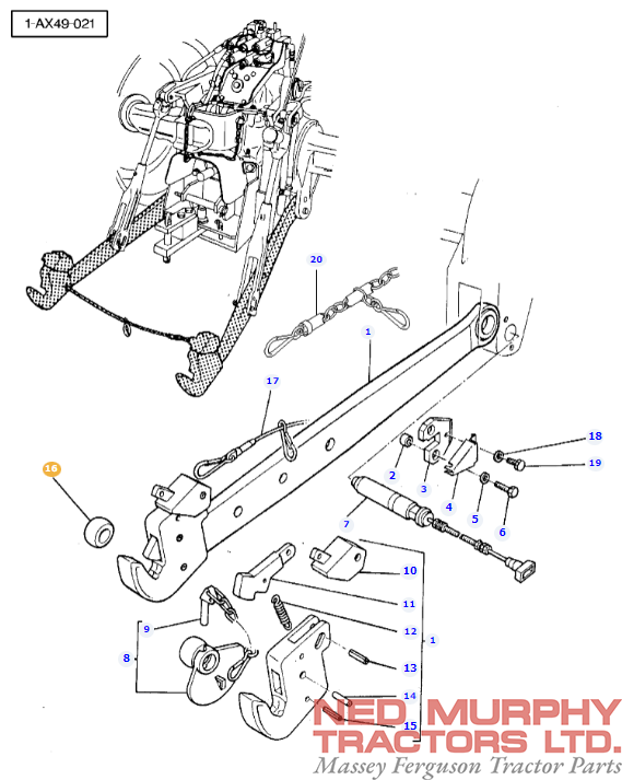 Linkage Ball Cat 3 4303395M1 - Image 2