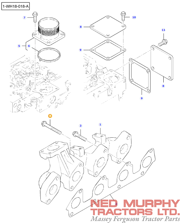 Exhaust Manifold Stud 4225158M1 - Image 2