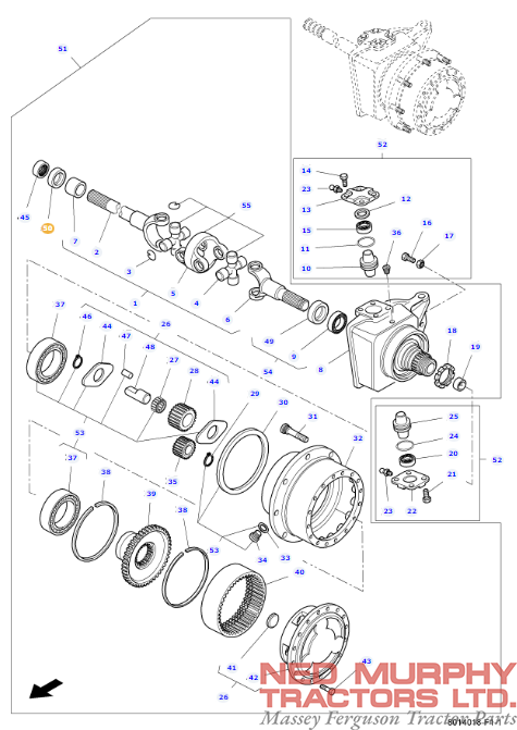 Axle Bushing 3428090M1 - Image 2