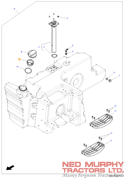 Fuel Cap Insert 4288985M1 - Image 2