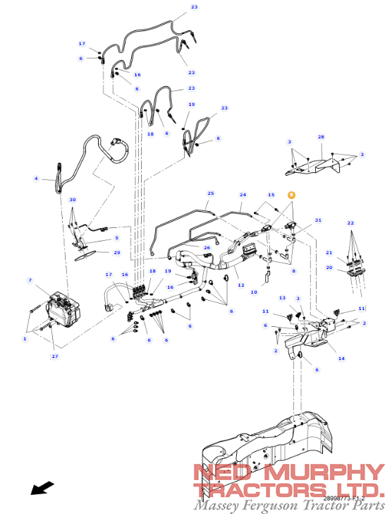 Viscous Fan Harness 4392053M1 - Image 2