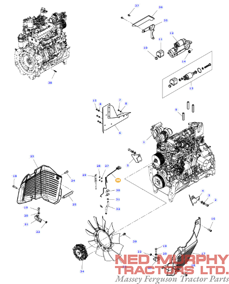 Viscous Fan Harness 4392053M1 - Image 3