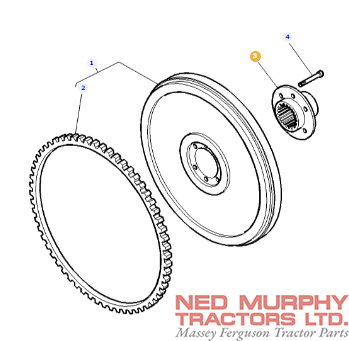Flywheel Hub 3712722M2 - Image 2