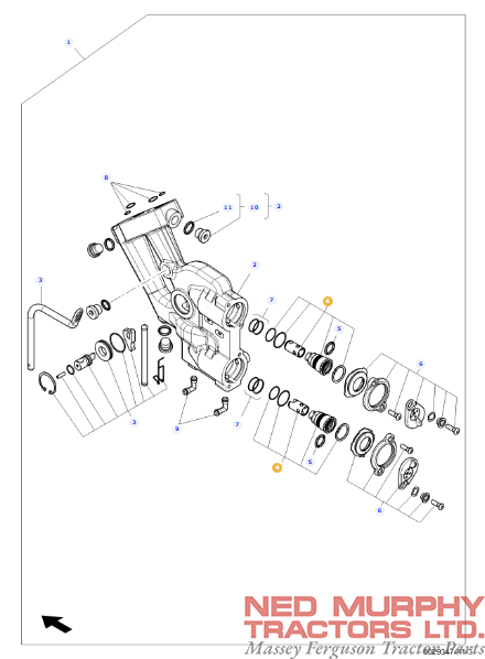 Hydraulic Couplers Kit 4358008M14 - Image 3