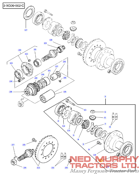 Differential Nut 891947M1 - Image 2