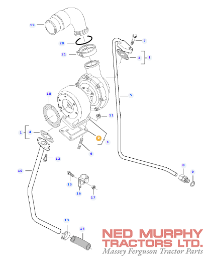Turbo Gasket V836316726 - Image 2