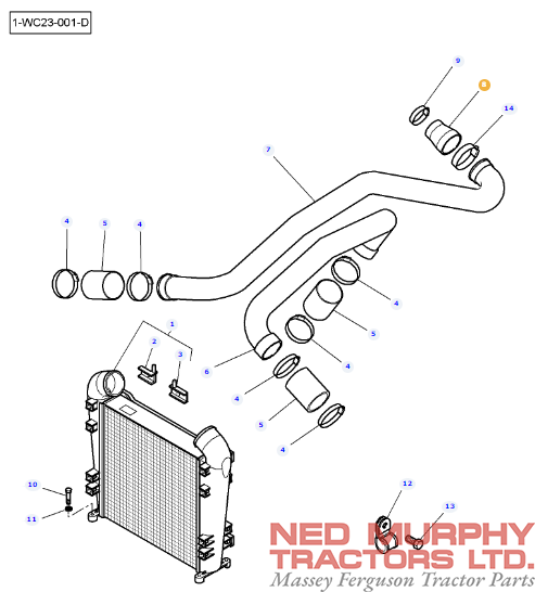 Radiator Hose 4273020M1 - Image 2