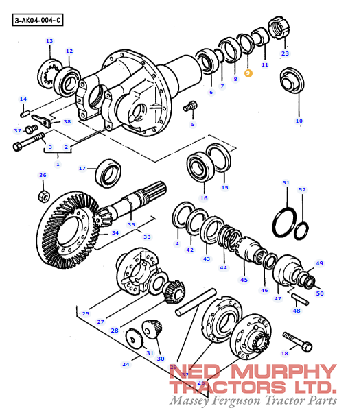 Front Diff Seal 3019969X1 - Image 2