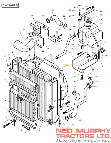 Radiator Cowl 3810857M1 - Image 2