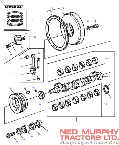 Crankshaft Spacer 743014M1 - Image 2
