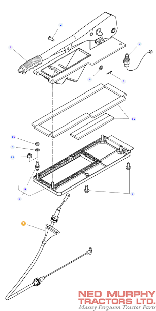 Handbrake Cable ACW0289490 - Image 2