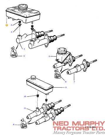 Brake Master Cylinder Resevoir 1427417M91 - Image 2