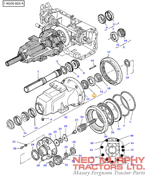 Rear Half Shaft Inner Seal 3619345M1 - Image 2