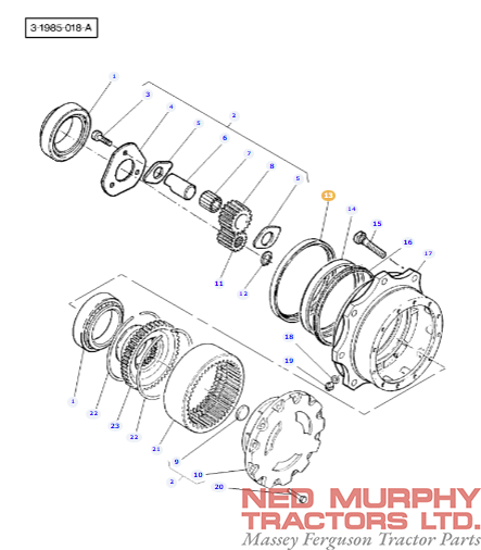 4WD Hub Outer Seal 3429037M1 - Image 2