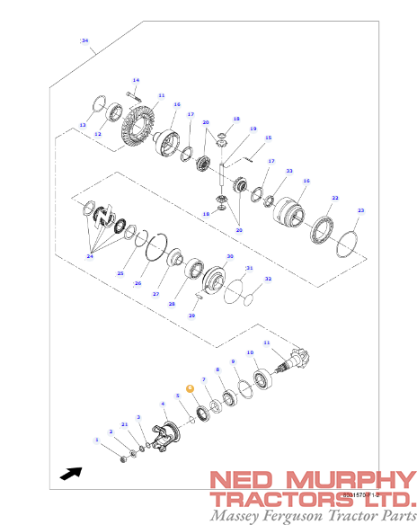 Front Differential Seal H926301020120 - Image 2