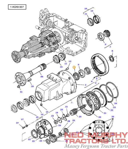 Rear Axle Inner Seal 843886M1 - Image 2