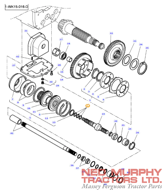 4WD Output Shaft Teflon Ring 3794120M1 - Image 2